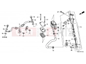 HONDA CBF150MB CBF150M 2011 F-11-1 REAR MASTER CYLINDER