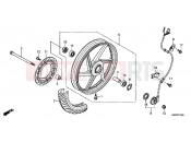 HONDA CBF150MC CBF150M 2012 F-10 FRONT WHEEL