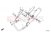 HONDA CBF150MC CBF150M 2012 F-19 EXHAUST DRUM