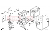 HONDA CBF150MC CBF150M 2012 F-27-3 BATTERY (4)