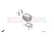 HONDA CBF150SHA CBF150SH 2010 E-5 CYLINDER