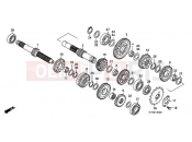 HONDA CBF150SHA CBF150SH 2010 E-15 TRANSMISSION