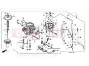 HONDA CBF150SHA CBF150SH 2010 E-17-1 CARBURETOR (CBF150SHA)