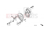 HONDA CBF150SHA CBF150SH 2010 F-11 REAR BRAKE PANEL