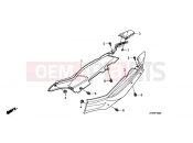 HONDA CBF150SHA CBF150SH 2010 F-15 REAR ENGINE COVER
