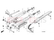 HONDA CBF150SHA CBF150SH 2010 F-22 SWING ARM