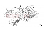 HONDA CBF2504 CBF250 2004 E-6 RIGHT CRANKSHAFT COVER