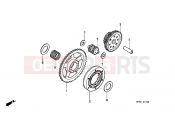 HONDA CBF2504 CBF250 2004 E-11 CLUTCH COUPLING START