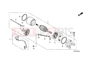 HONDA CBF2504 CBF250 2004 E-12 STARTER ENGINE