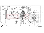 HONDA CBF2504 CBF250 2004 E-18 CARBURETOR (CBF2504)