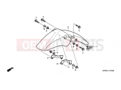 HONDA CBF2504 CBF250 2004 F-7 FRONT FENDER