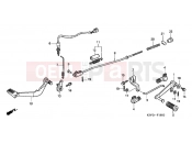 HONDA CBF2504 CBF250 2004 F-18 PEDAL