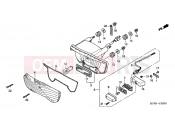 HONDA CBF2504 CBF250 2004 F-25 REAR LAMP