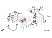 HONDA CBF2504 CBF250 2004 F-26 BATTERY