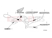 HONDA CBF2504 CBF250 2004 F-32 JELZÉS/CSÍK