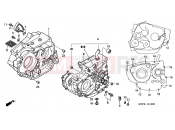 HONDA CBF2506 CBF250 2006 E-13 CRANKSHAFT
