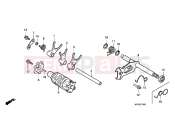 HONDA CBF2506 CBF250 2006 E-17 TRANSMISSION DRUM