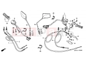 HONDA CBF2506 CBF250 2006 F-3 SWITCH / CABLE