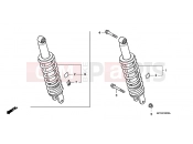 HONDA CBF2506 CBF250 2006 F-22 REAR SHOCK ABSORBER