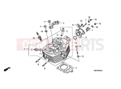 HONDA CGL1253 GL125 2003 E-2 CYLINDER HEAD