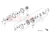 HONDA CGL1253 GL125 2003 E-7 OIL PUMP