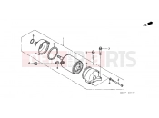 HONDA CGL1253 GL125 2003 E-11 STARTER ENGINE