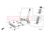 HONDA CGL1253 GL125 2003 F-6 STEERING WHEEL