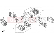 HONDA CGL1253 GL125 2003 F-25 FLASHING