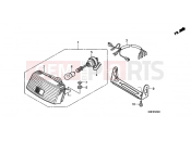 HONDA CGL1253 GL125 2003 F-26 REAR LAMP