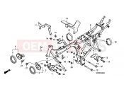 HONDA CGL1253 GL125 2003 F-29 FRAME HOUSING