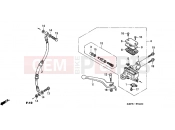 HONDA CGL1253 GL125 2003 F-4 FRONT MASTER CYLINDER