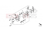 HONDA CGL1253 GL125 2003 F-10 FRONT BRAKE CALIPER