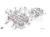 HONDA CD250UK CD250U 1989 E-2 CYLINDER HEAD