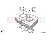 HONDA CD250UK CD250U 1989 E-3 CYLINDER