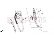 HONDA CD250UK CD250U 1989 E-5 TIMING CHAIN ​​/ TENSIONER