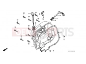HONDA CD250UK CD250U 1989 E-6 RIGHT CRANKSHAFT COVER