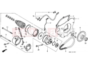 HONDA CD250UK CD250U 1989 E-10 STARTER ENGINE