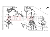 HONDA CD250UK CD250U 1989 E-15 CARBURETOR