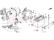 HONDA CD250UK CD250U 1989 F-16 BATTERY