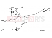 HONDA CD250UK CD250U 1989 F-19 PEDAL