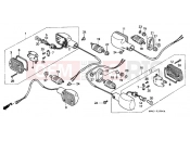 HONDA CD250UK CD250U 1989 F-25 FLASHING