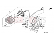 HONDA CD250UK CD250U 1989 F-26 REAR LAMP