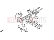 HONDA CD250UK CD250U 1989 F-28 FRAME HOUSING