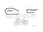 HONDA CD250UK CD250U 1989 F-30 STRIP