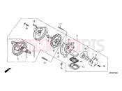HONDA CB250M NIGHTHAWK 1991 E-13 OIL PUMP