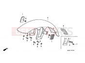 HONDA CB250M NIGHTHAWK 1991 F-7 FRONT FENDER