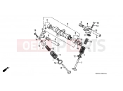 HONDA CB250P NIGHTHAWK 1993 E-3 CAMSHAFT / VALVE