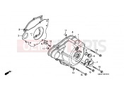 HONDA CB250P NIGHTHAWK 1993 E-9 LEFT CRANKSHAFT COVER