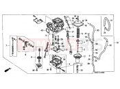 HONDA CB250P NIGHTHAWK 1993 E-18 CARBURETOR