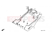 HONDA CB250P NIGHTHAWK 1993 F-15 SIDE COVER
